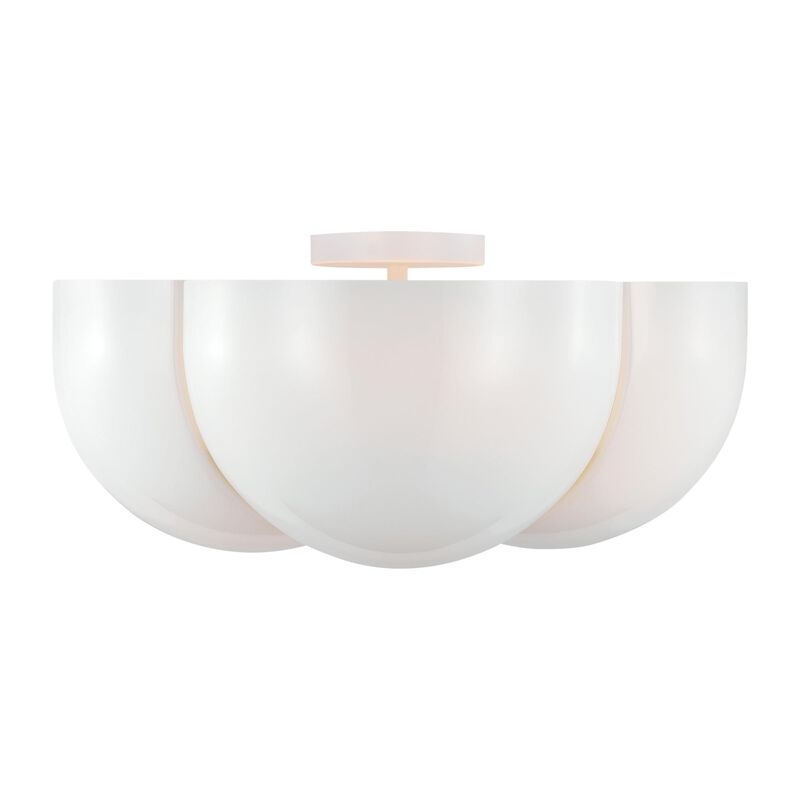 Christiane Lemieux Cheverny 20 Inch 4 Light Semi Flush Mount by Visual Comfort Studio