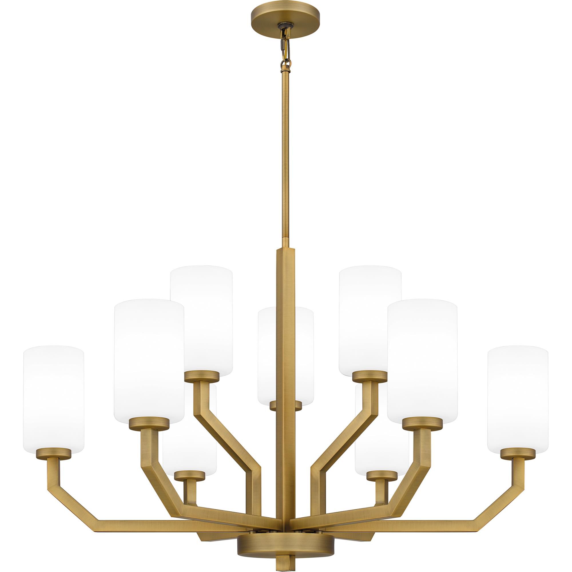 Cavalier 34.5 Inch 9 Light Chandelier by Quoizel