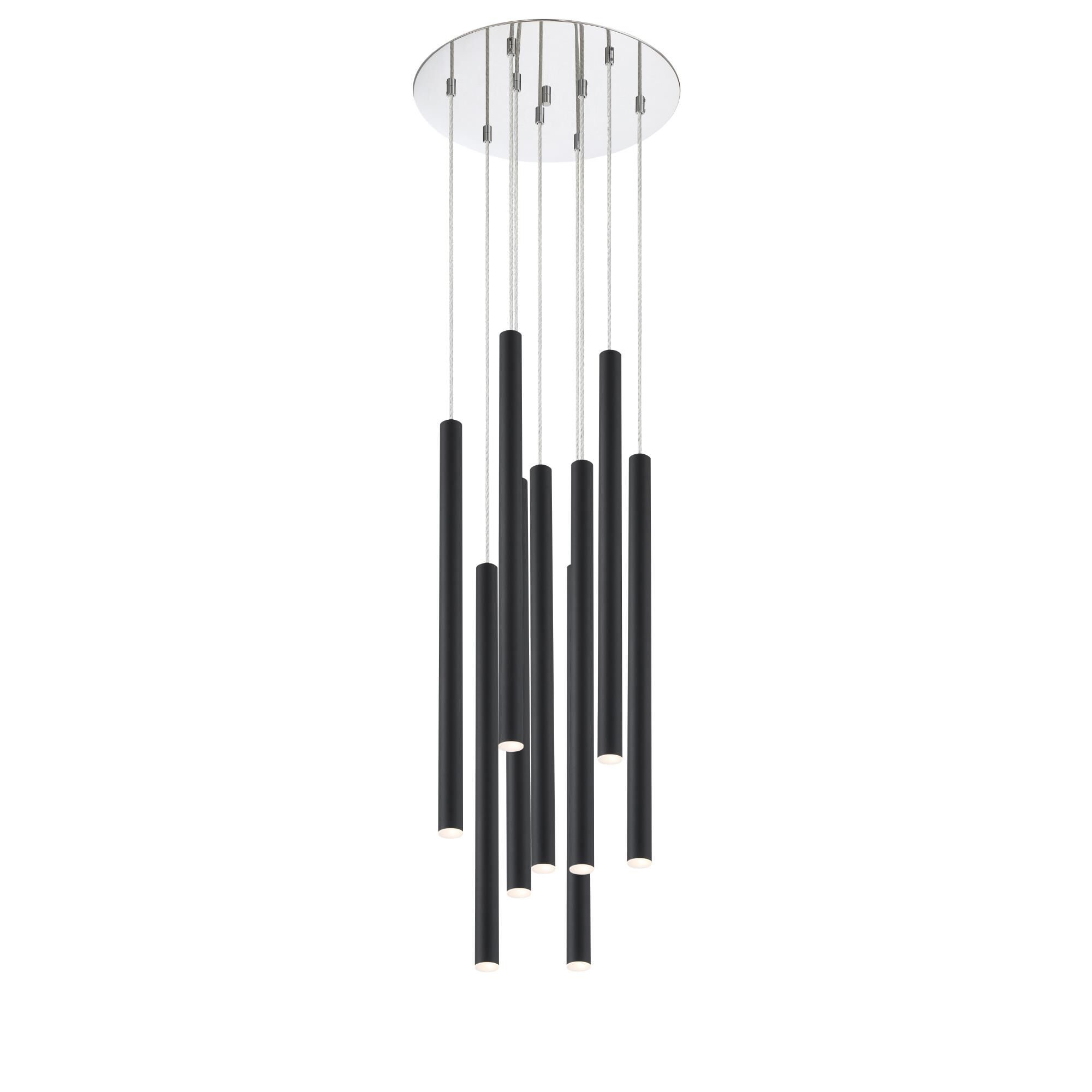 Forest 16 Inch 9 Light LED Multi Light Pendant by Z-Lite