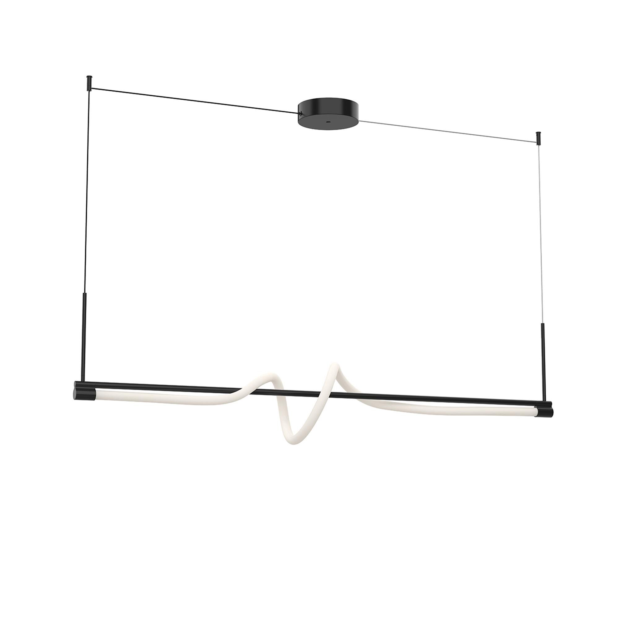Cursive Medium Linear Chandelier,