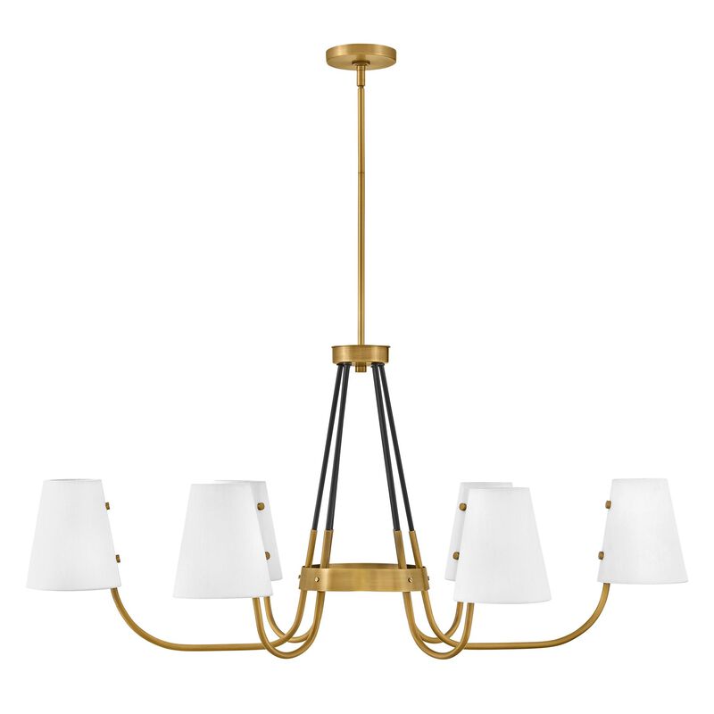 Aston Medium Linear Chandelier by Hinkley