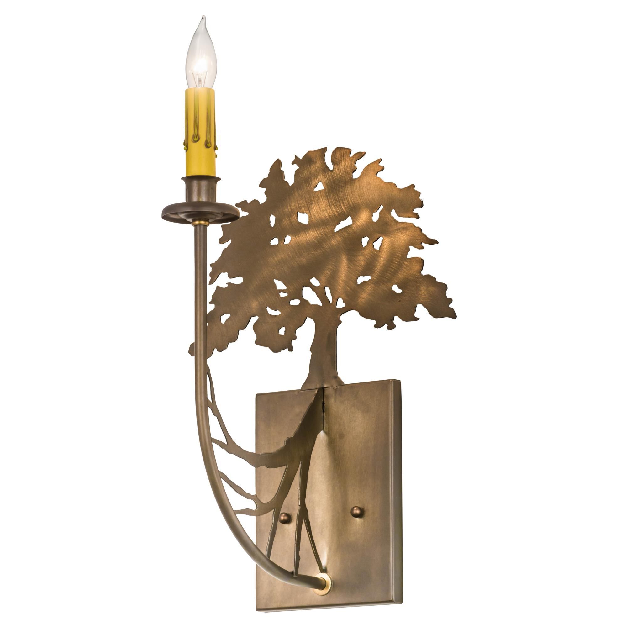 Oak Tree 15 Inch Wall Sconce by Meyda Lighting