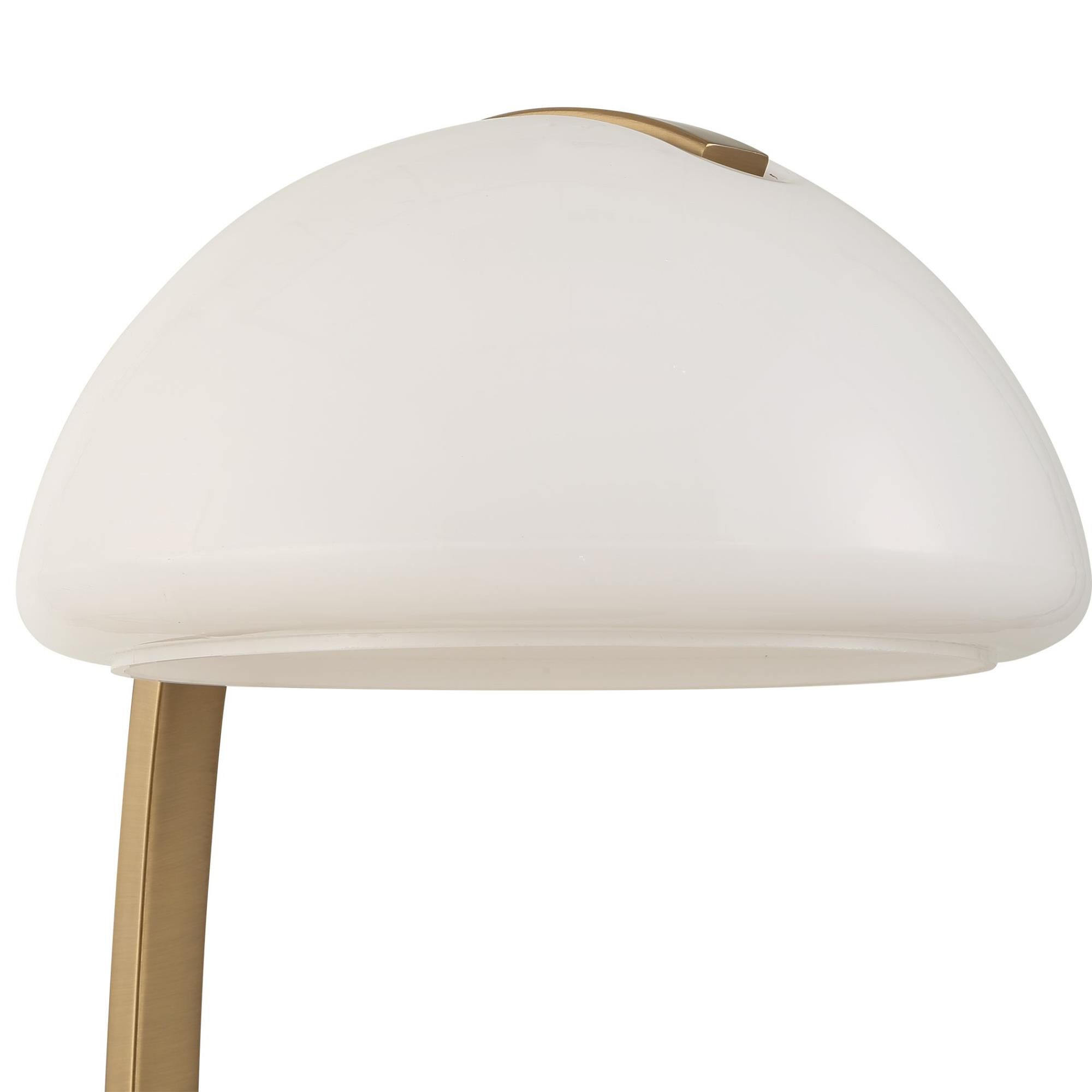 Shown in Brass finish and Oval Hardback shade