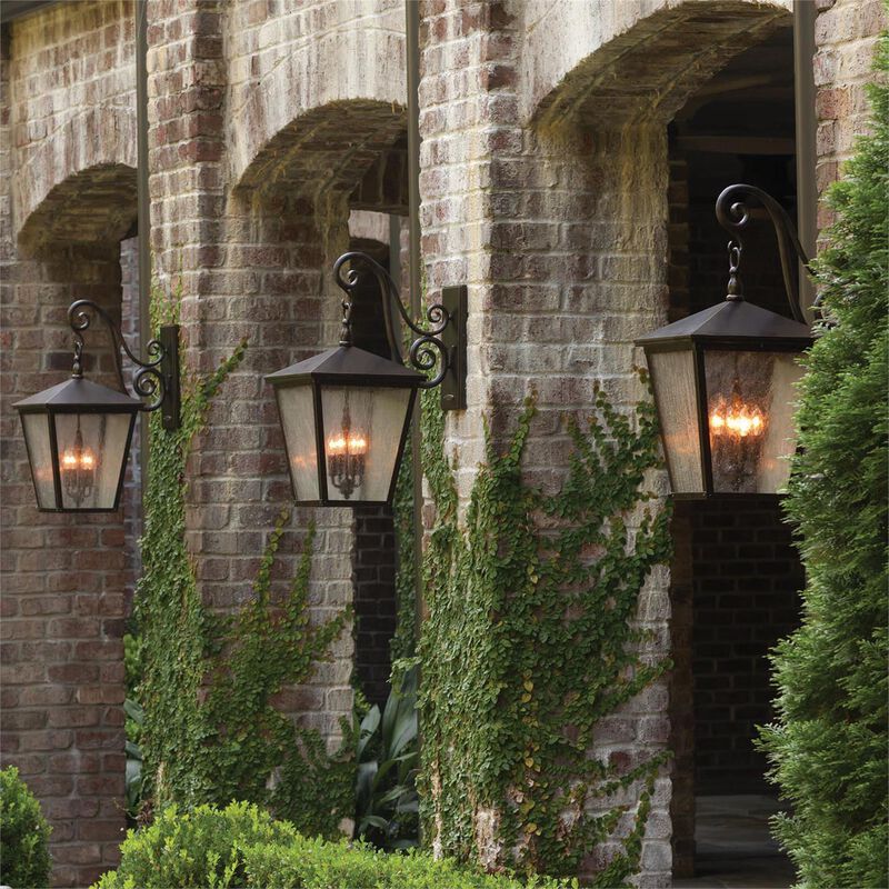 Trellis 22 Inch Tall 4 Light Outdoor Wall Light by Hinkley Lighting