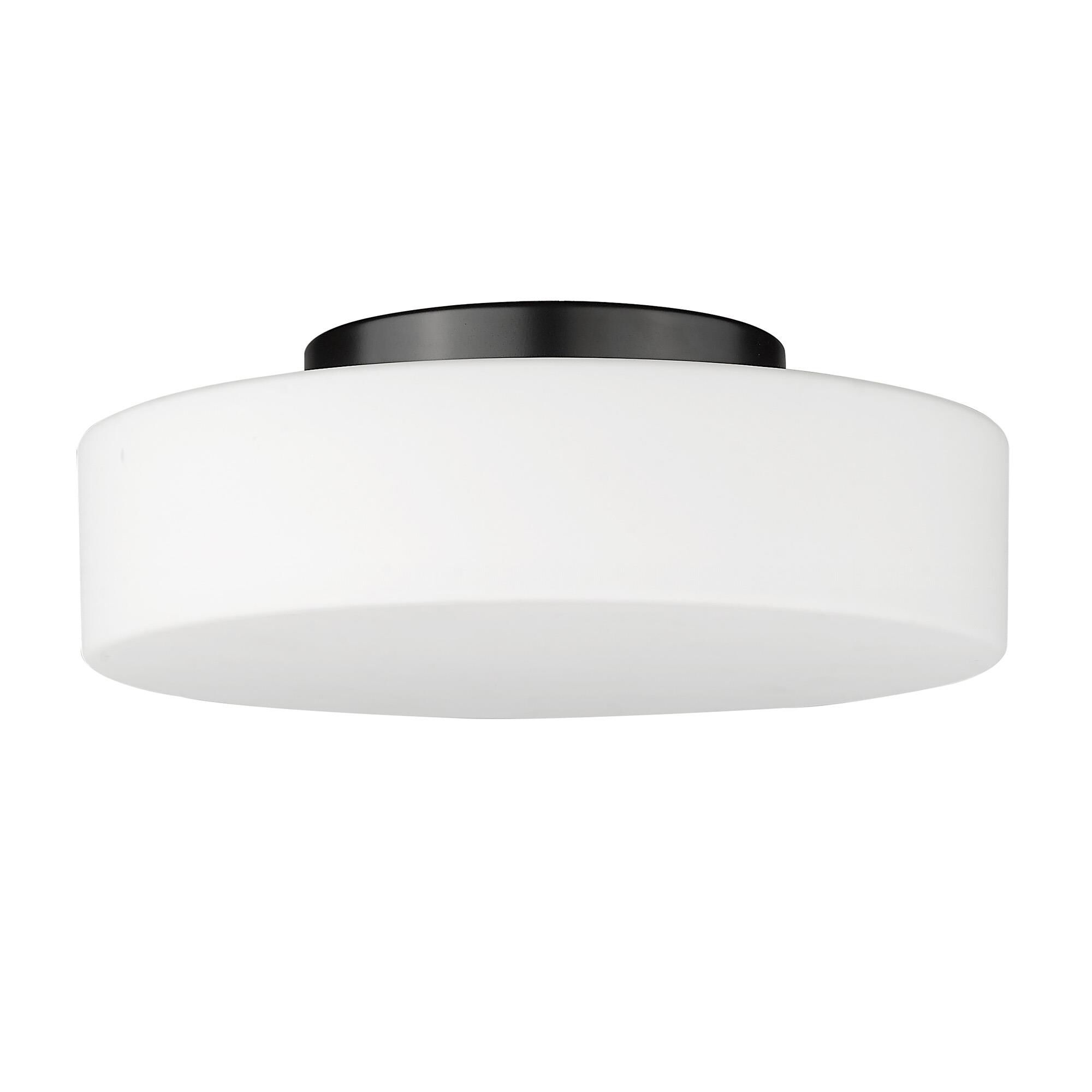 Toli 12 Inch 1 Light LED Flush Mount by Golden Lighting