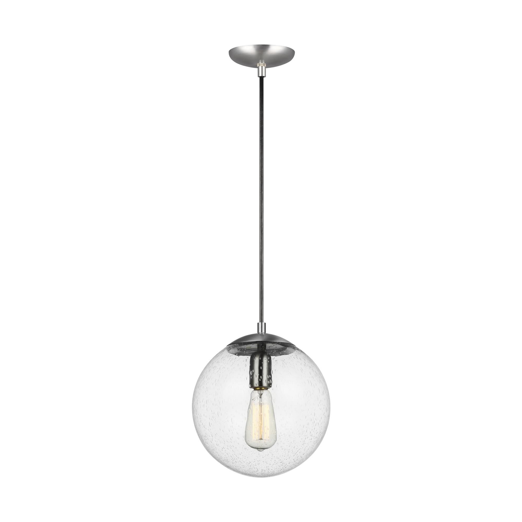 Shown in Antique Brass finish and Clear Seeded  Diffuser glass and Clear Seeded Glass Diffuser shade