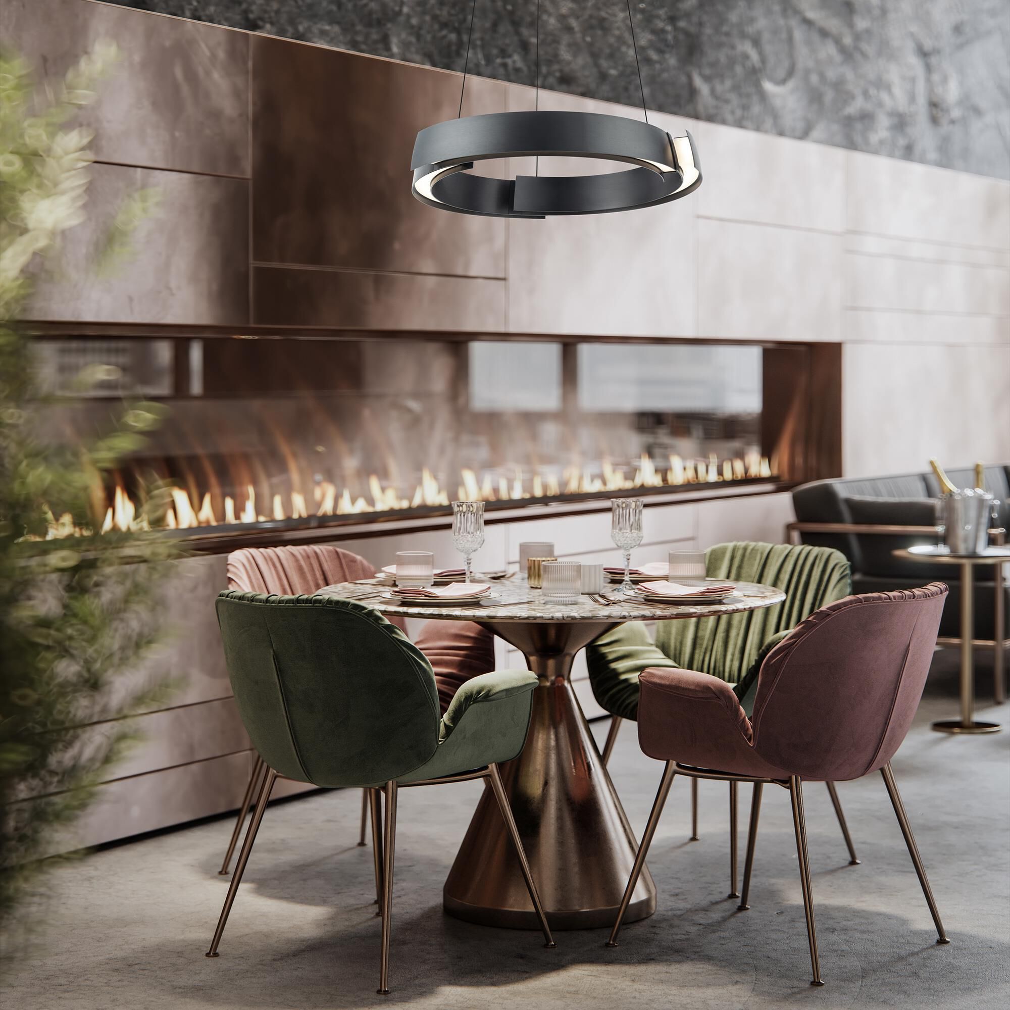 Modern Forms Battlestar 28 Inch LED Large Pendant