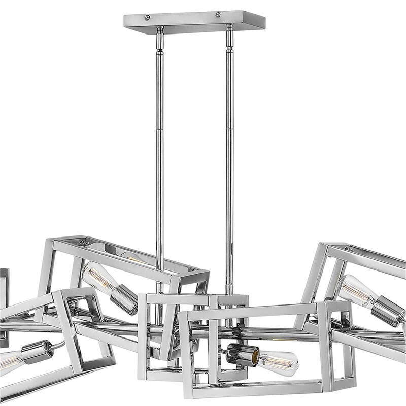 Ensemble Large Linear Chandelier by Fredrick Ramond