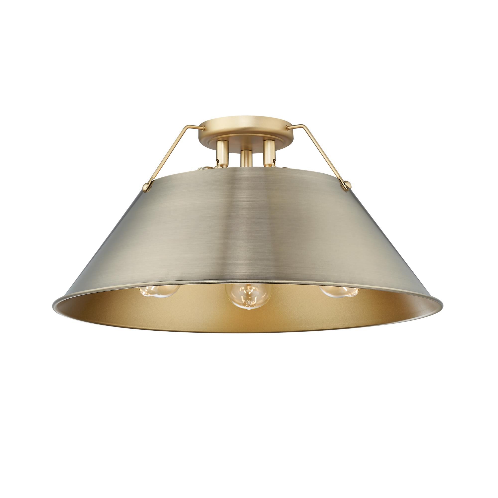 Orwell 19 Inch Semi Flush Mount by Golden Lighting