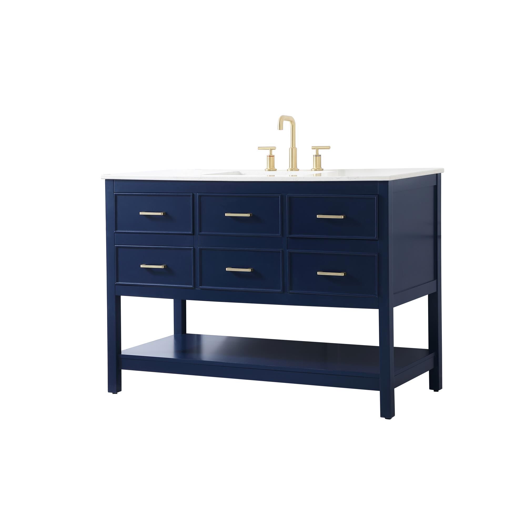 Shown in Blue finish