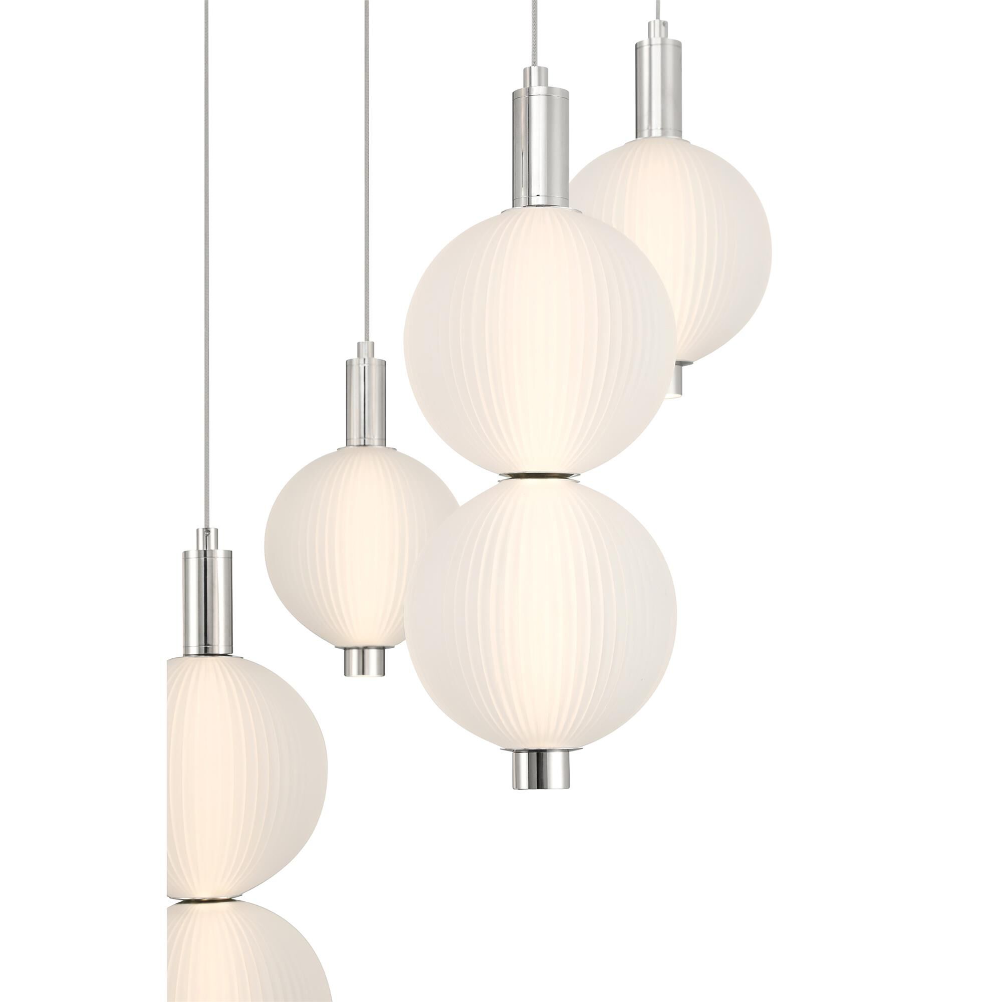 Palmas 30 Inch 7 Light Multi Light Pendant,