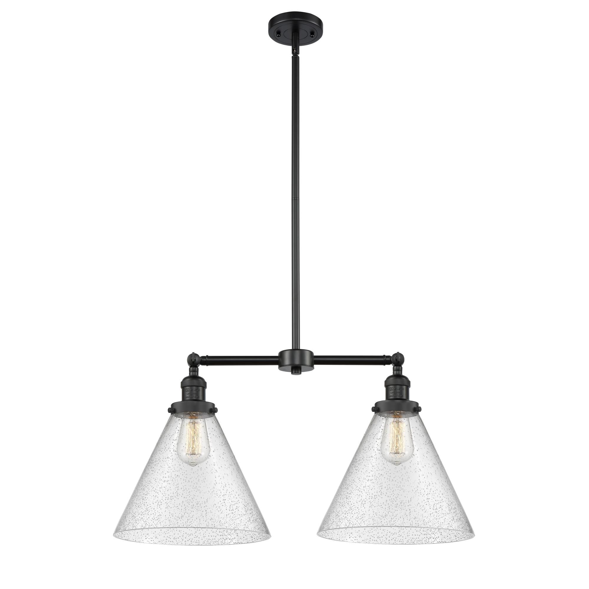 Bruno Marashlian X-Large Cone 21 Inch 2 Light Mini Chandelier by Innovations Lighting