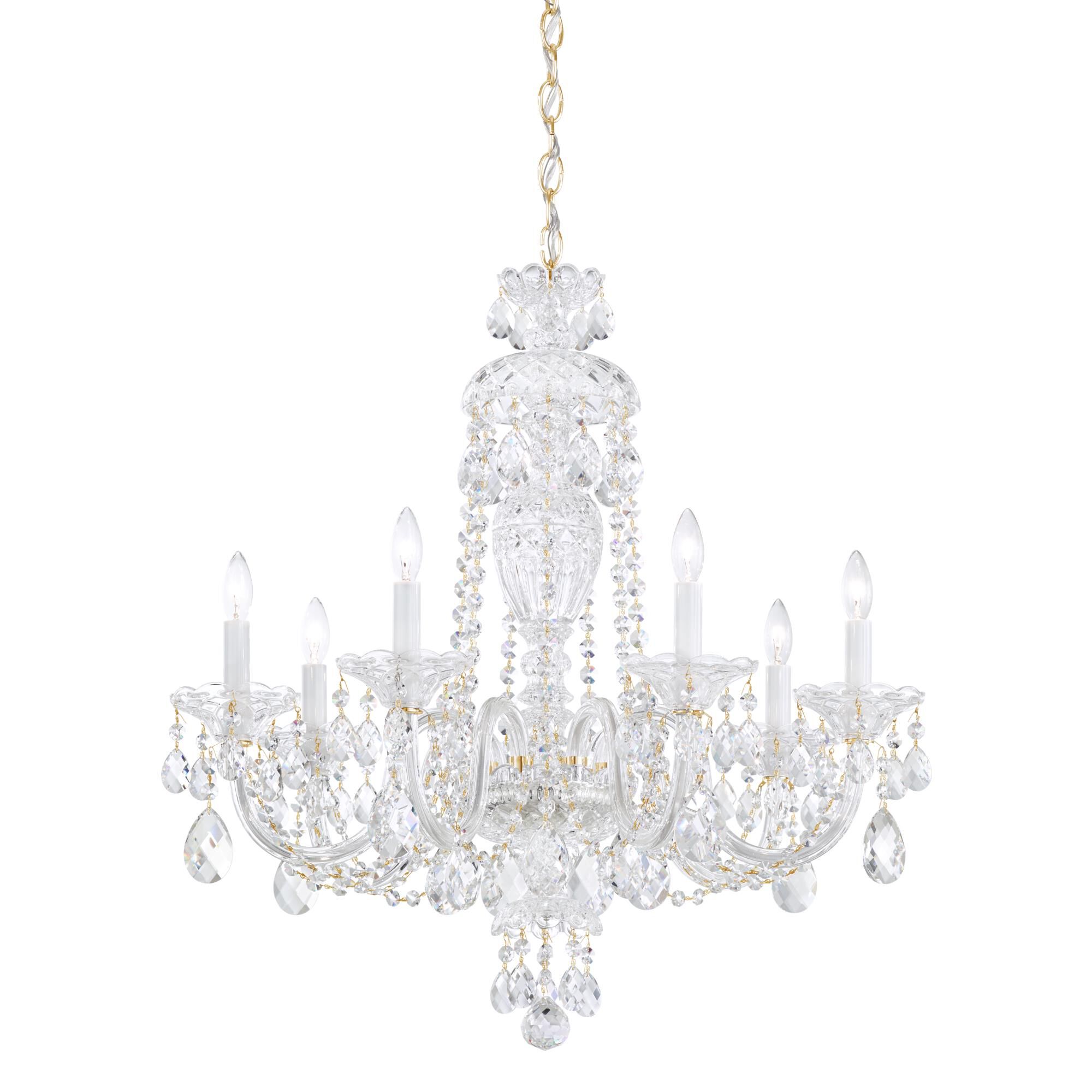Shown in Aurelia finish and Clear Heritage Handcut crystal