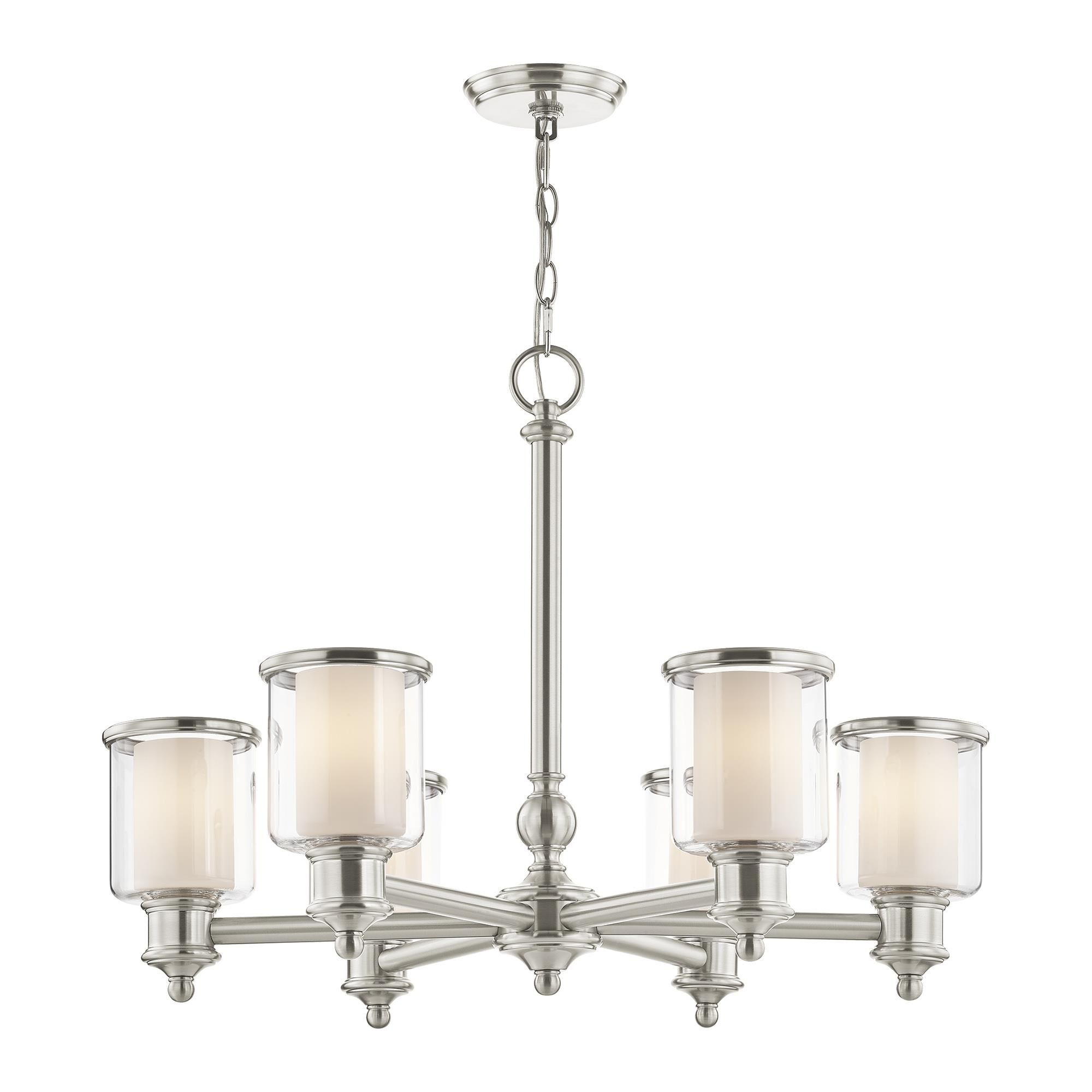 Middlebush 28 Inch 6 Light Chandelier by Livex Lighting