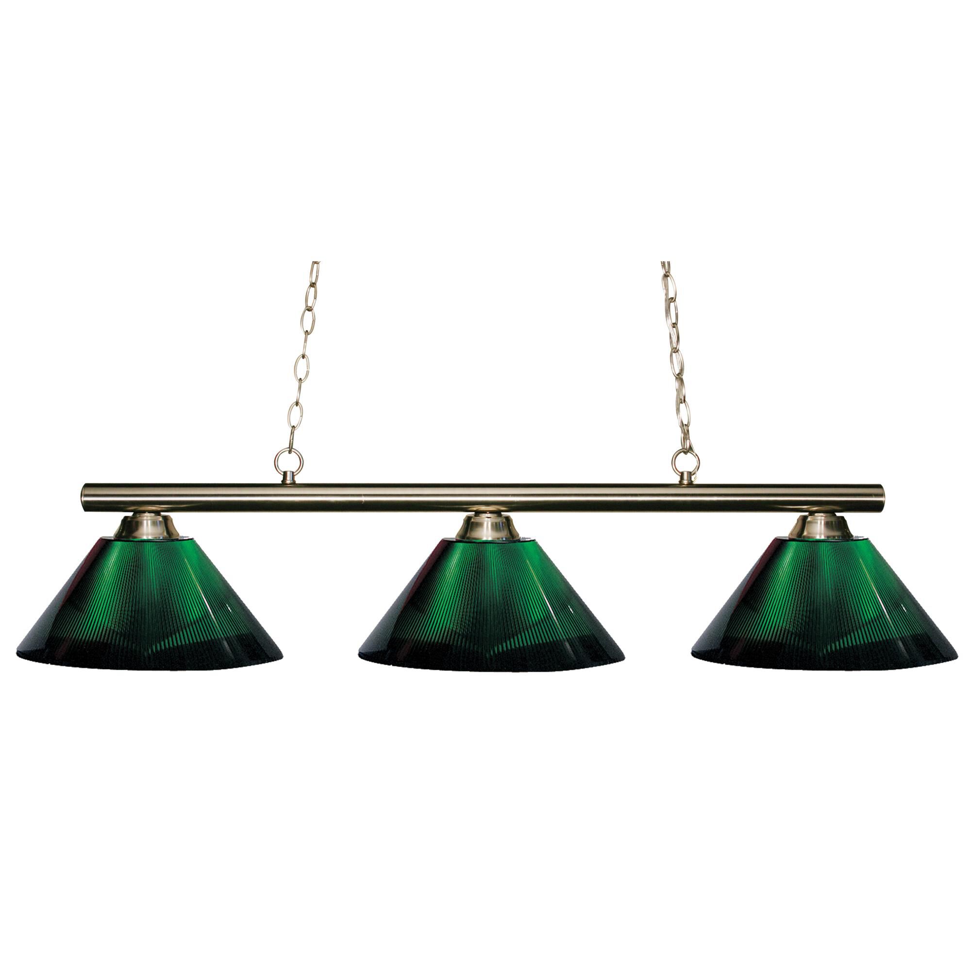 Shown in Brushed Nickel finish and Acrylic glass and Acrylic shade