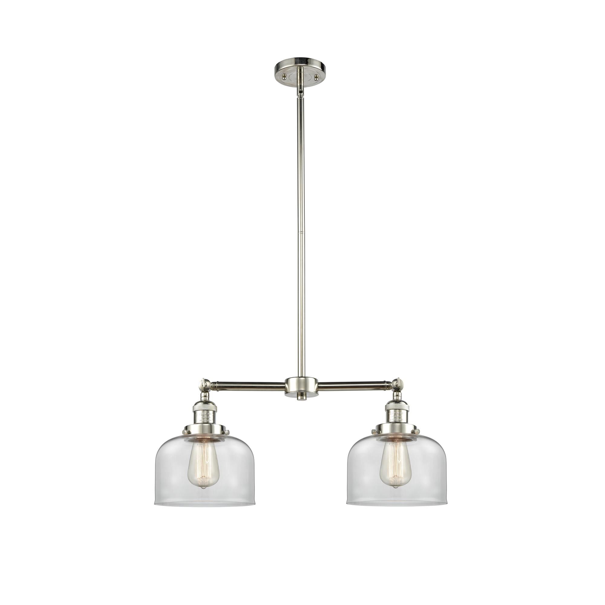 Bruno Marashlian Large Bell 21 Inch 2 Light Mini Chandelier by Innovations Lighting