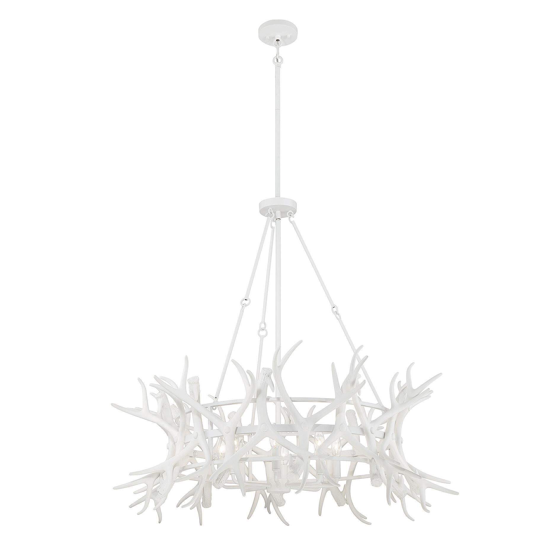 Daniels 40 Inch 8 Light Chandelier by Savoy House