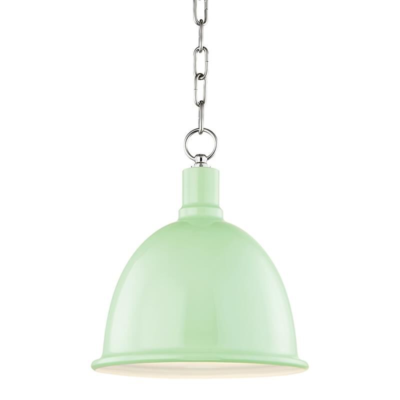 Shown in Polished Nickel-Mint finish and Mint Metal shade 