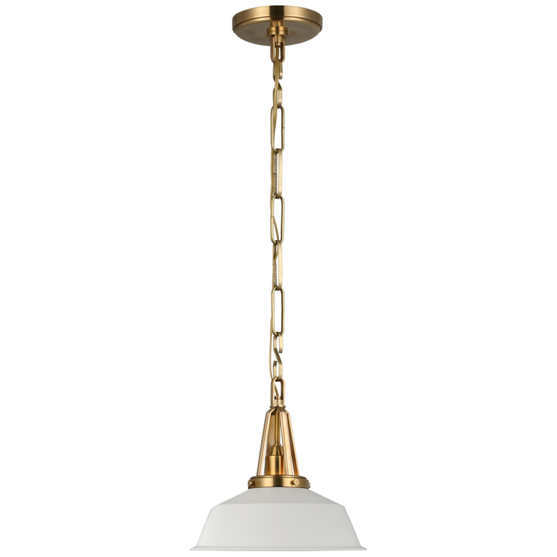 Visual Comfort Signature Collection Chapman & Myers Layton 10 Inch Mini Pendant