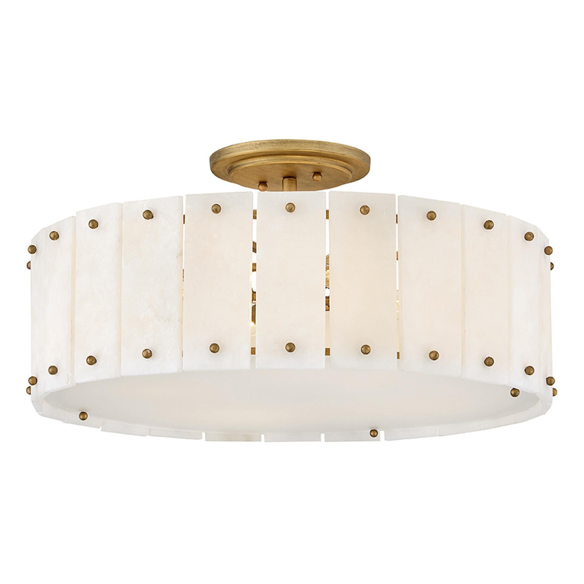 Simone 21 Inch Semi Flush Mount,