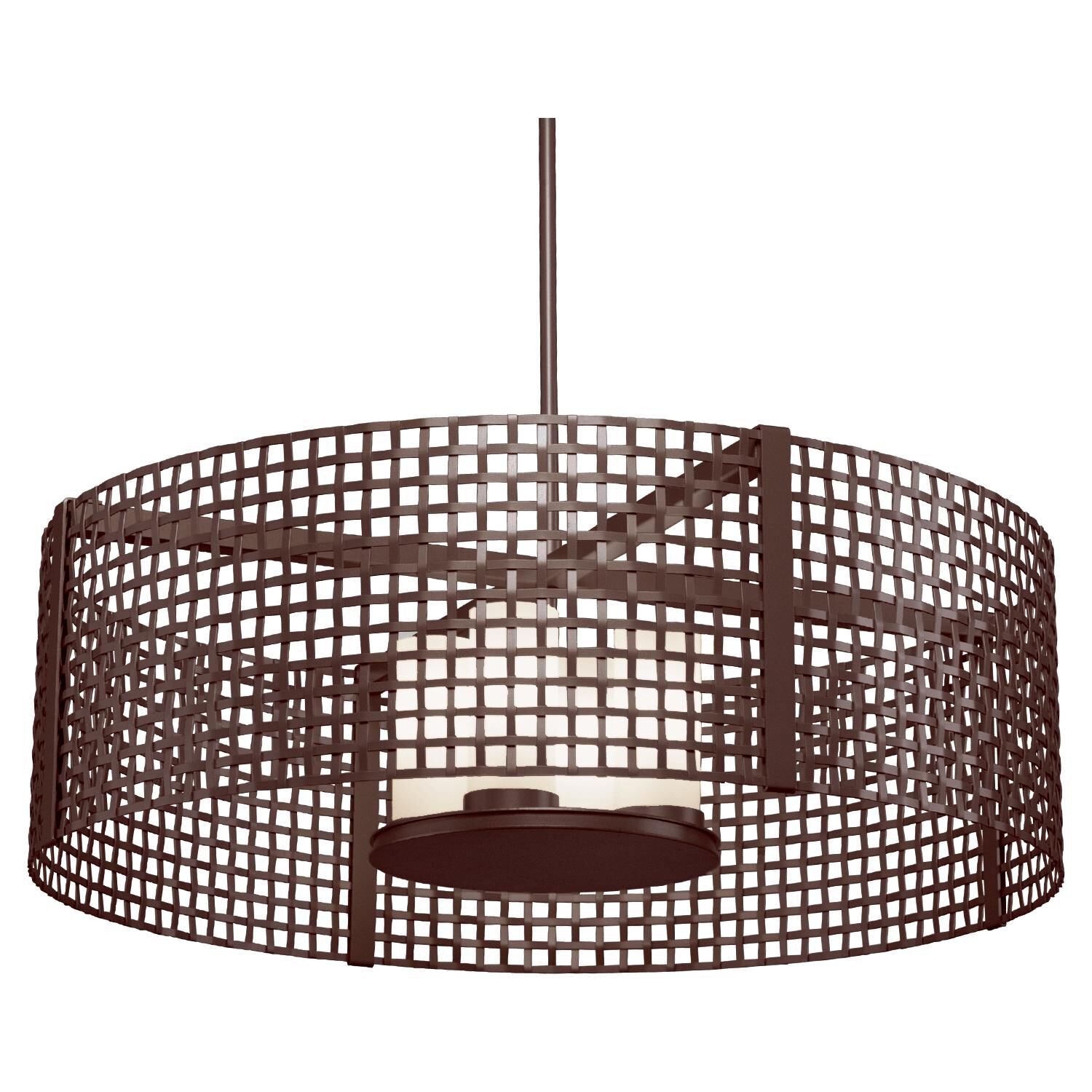 Shown in Flat Bronze finish and Frosted glass and Without Shade shade