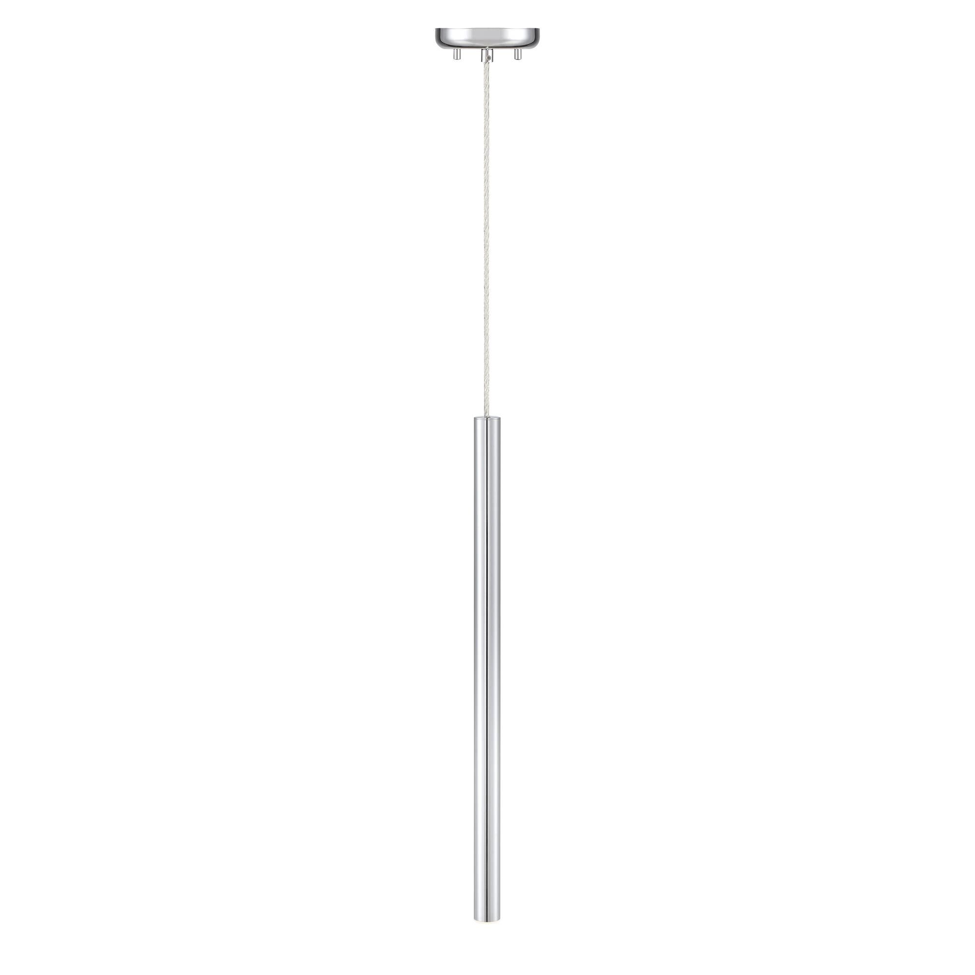 Shown in Chrome finish and Steel glass and Steel shade