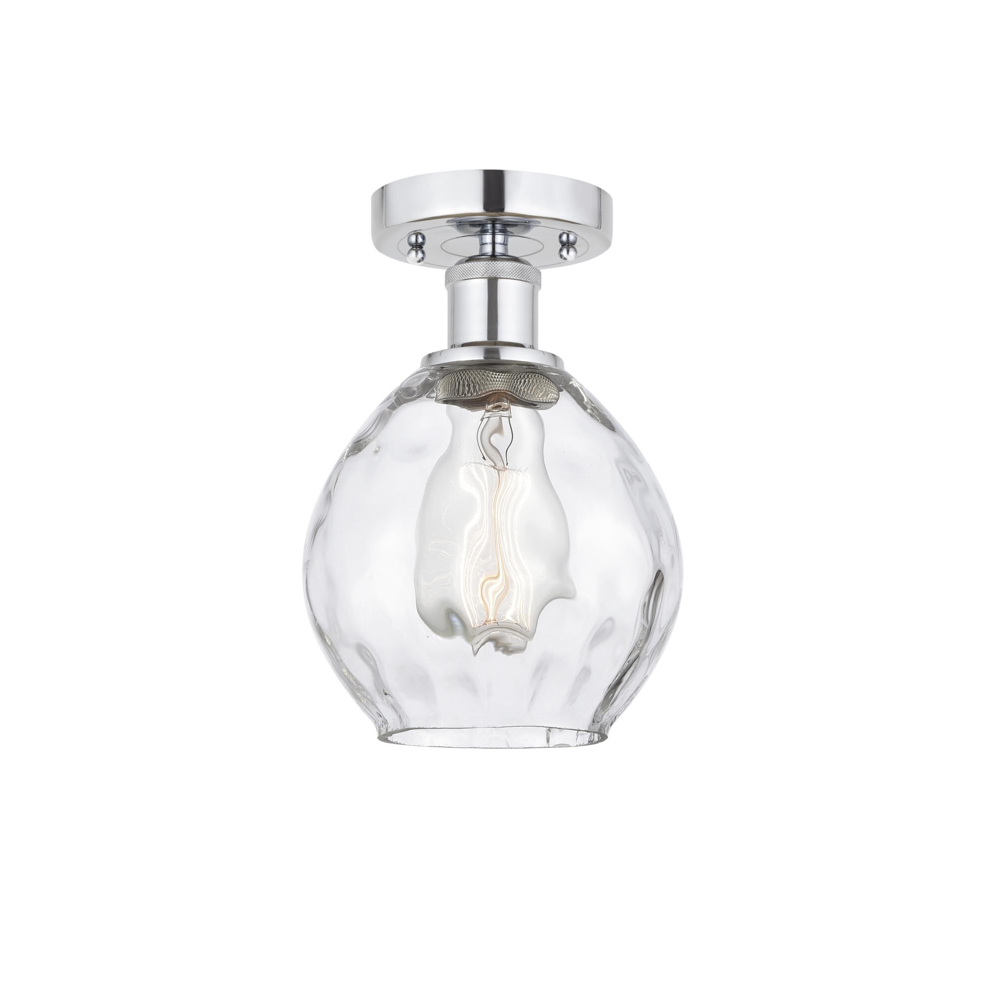 Shown in Polished Chrome, Clear finish and Clear glass and Clear Glass shade