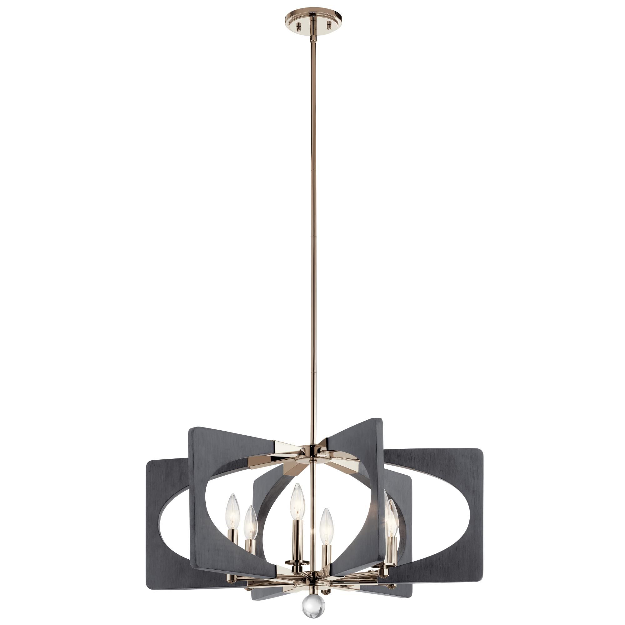 Alscar 28 Inch 6 Light Chandelier by Kichler Lighting