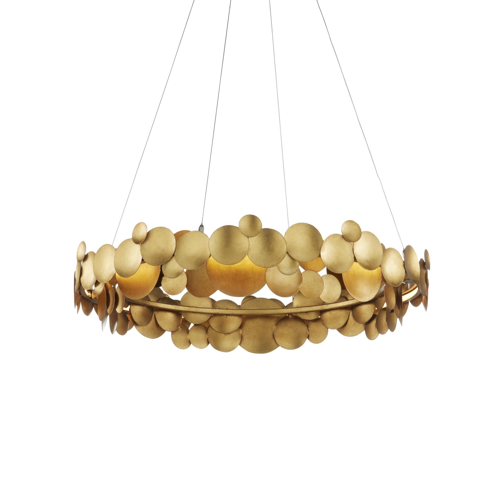 Shown in Contemporary Gold Leaf/White finish
