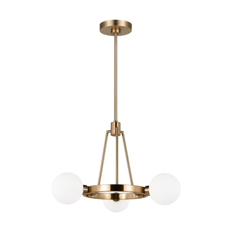 Clybourn 21 Inch 3 Light Mini Chandelier by Visual Comfort Studio Collection