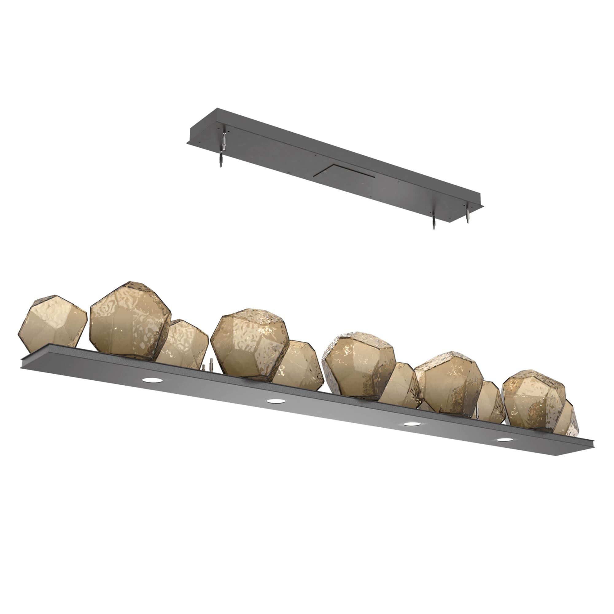 Gem 75 Inch 15 Light LED Linear Suspension Light by Hammerton Studio