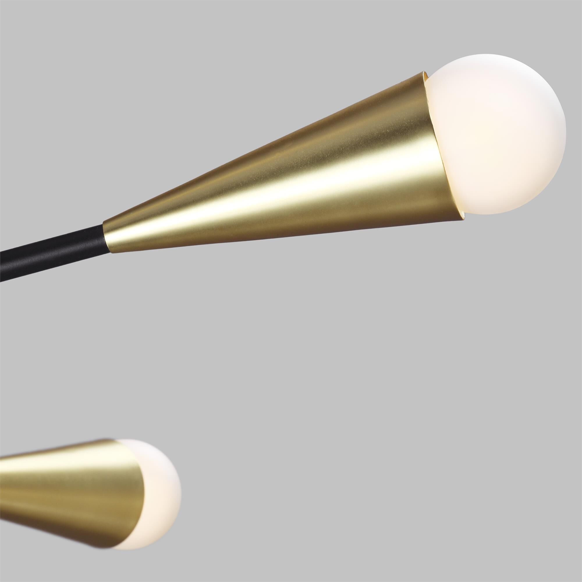 Shown in Midnight Black - Burnished Brass finish