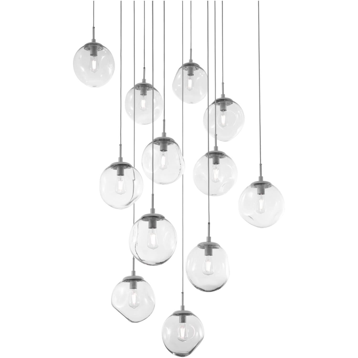 Levi Wilson Nebula 38 Inch 12 Light Multi Light Pendant by Hammerton Studio
