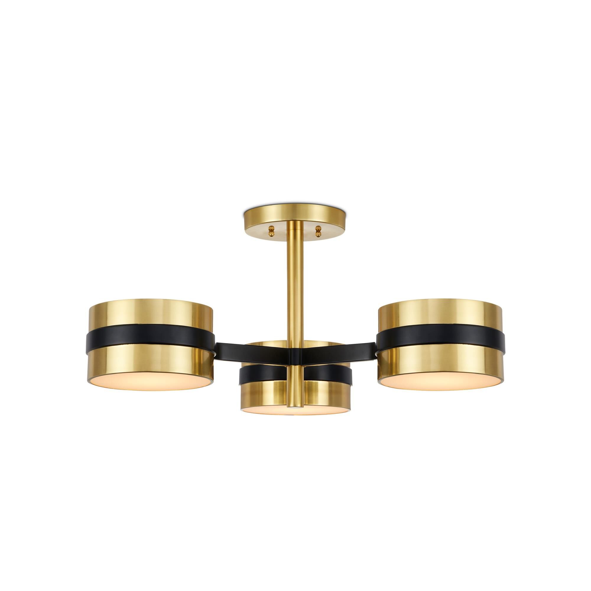 Heybrook 26 Inch Semi Flush Mount by Currey and Company