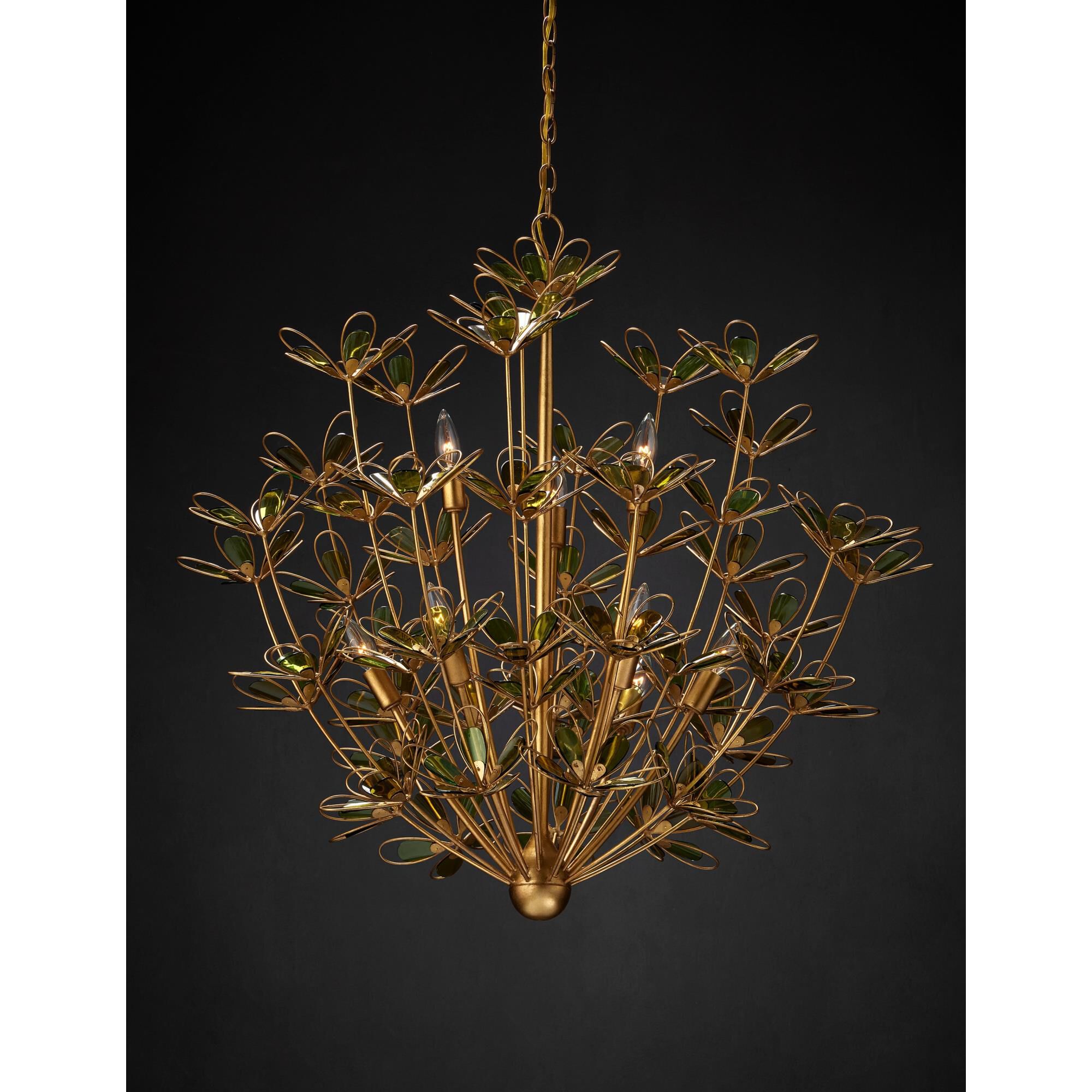 Midsummer 39 Inch Chandelier by Currey and Company