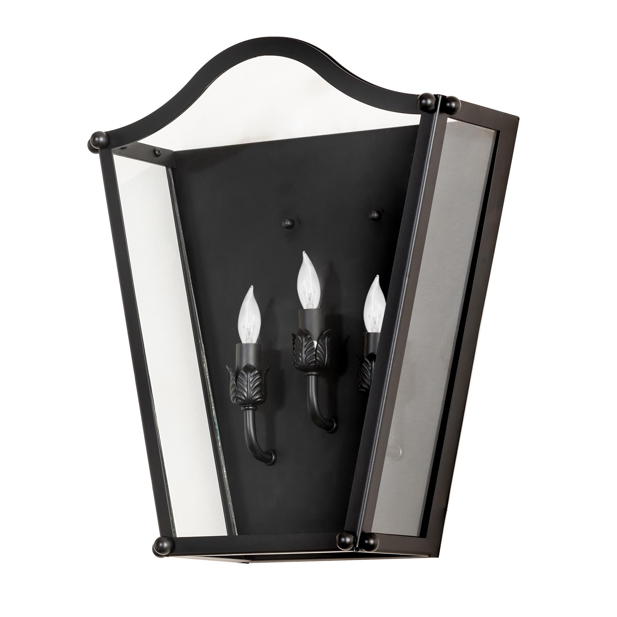 Austin 17 Inch Tall 3 Light Outdoor Wall Light by Meyda Lighting