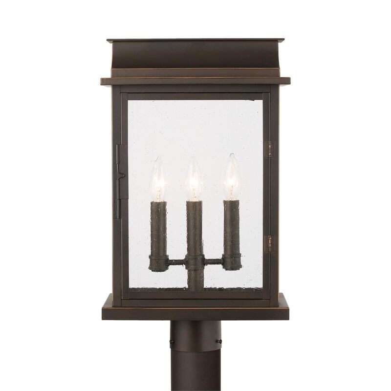 Bolton 19 Inch Tall 3 Light Outdoor Post Lamp by Capital Lighting Fixture Company
