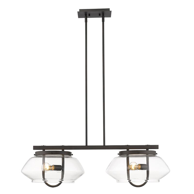 Garner 38 Inch 4 Light Linear Suspension Light by Trend Lighting