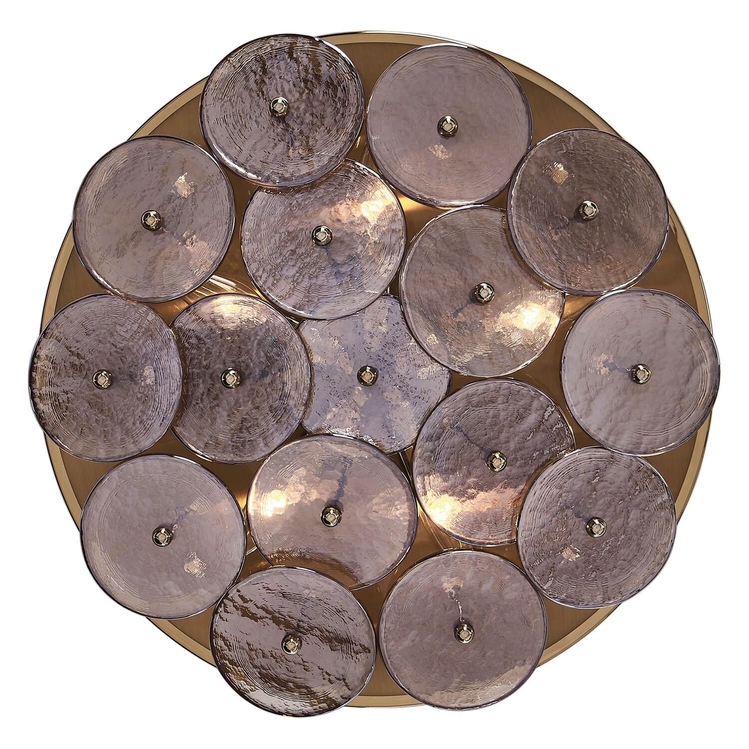 Hortensia 19 Inch Semi Flush Mount by Kalco Lighting