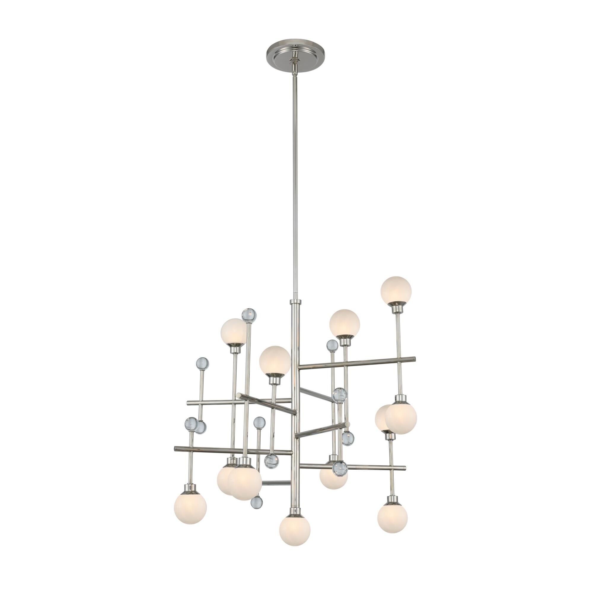 Mercer 24 Inch 12 Light LED Chandelier by Kalco Lighting