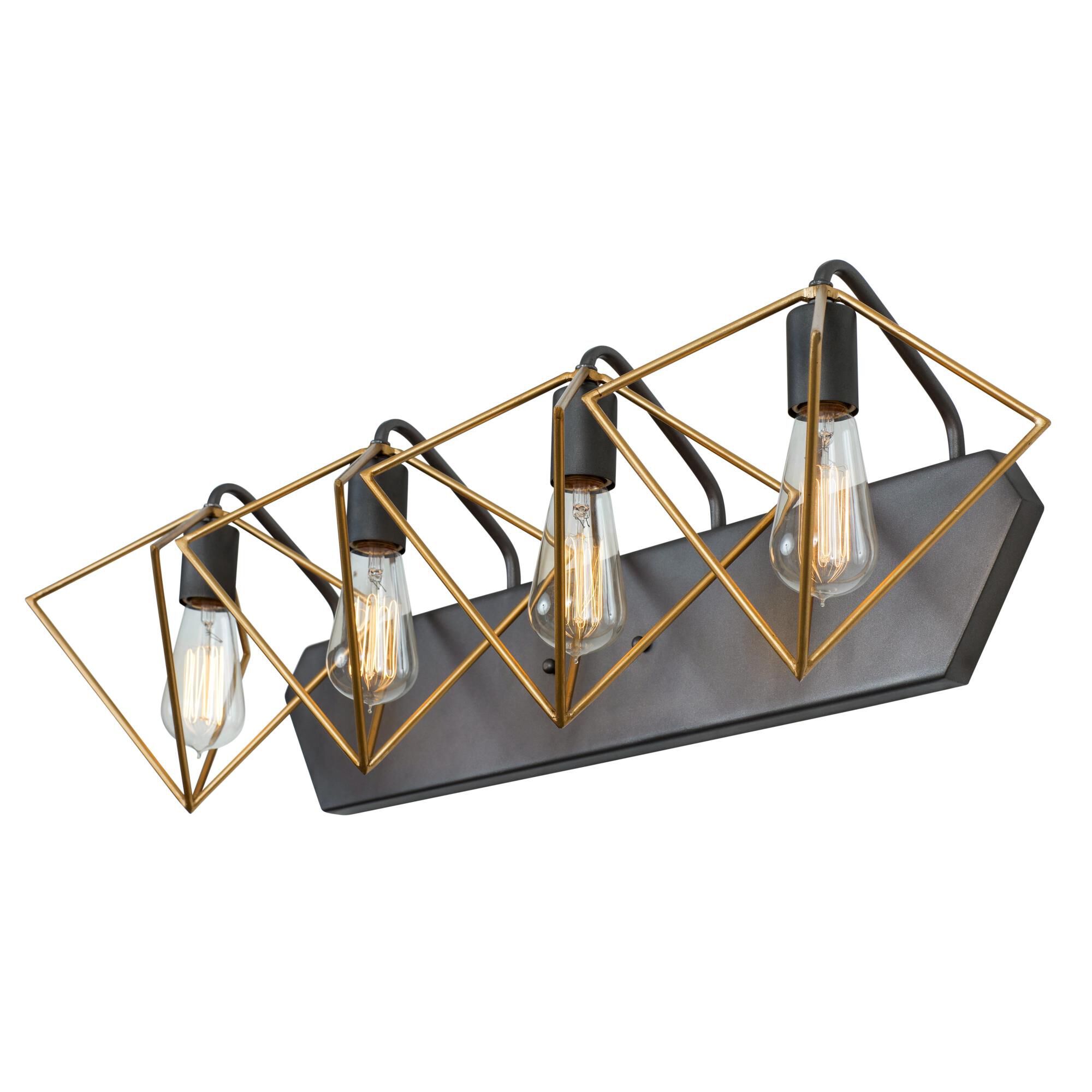 Shown in Antique Gold/Rustic Bronze finish