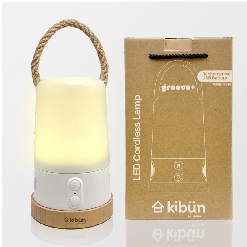 Kibun Groove Plus 7 Inch Outdoor Table Lamp by Bulbrite