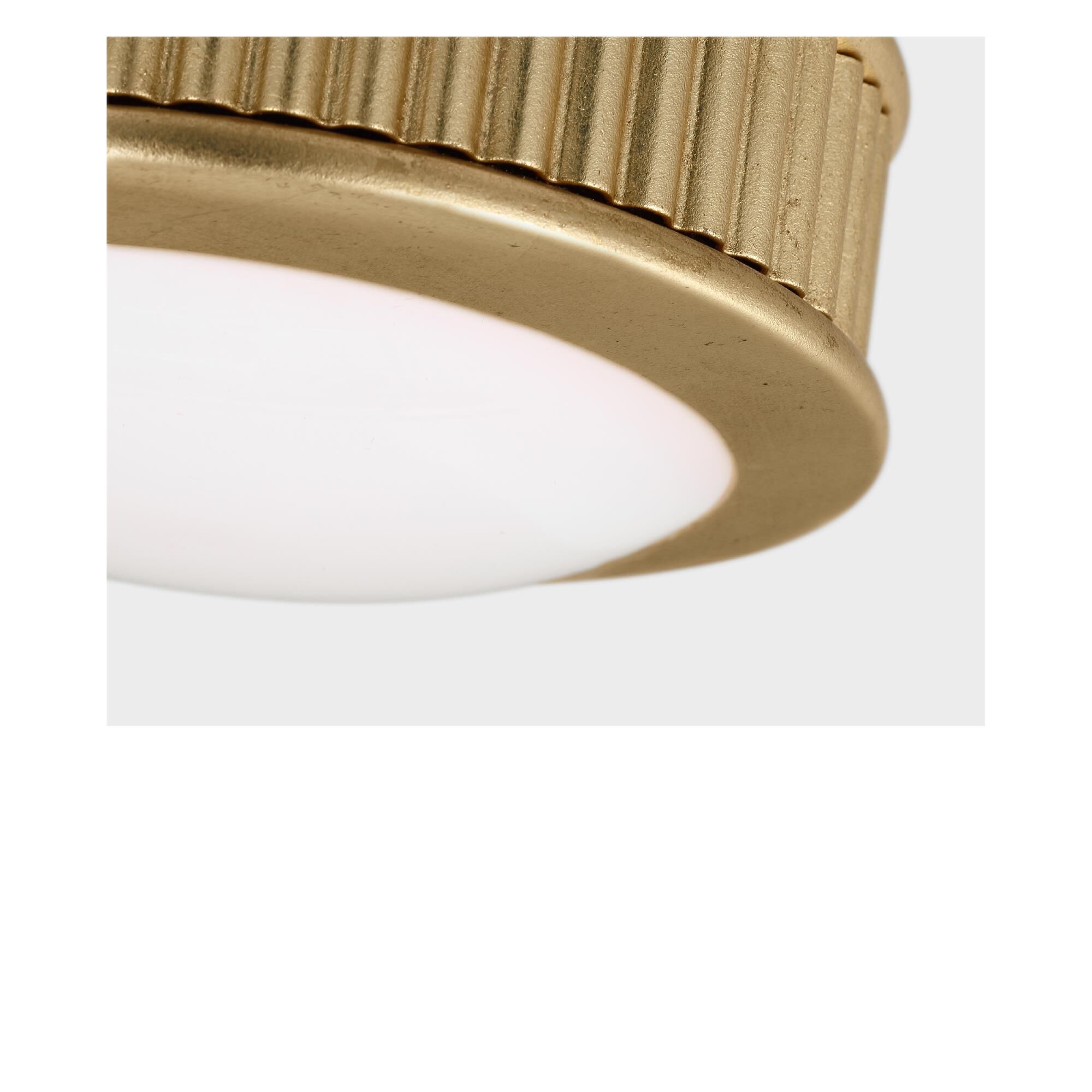 Shown in Gild finish and Milk glass