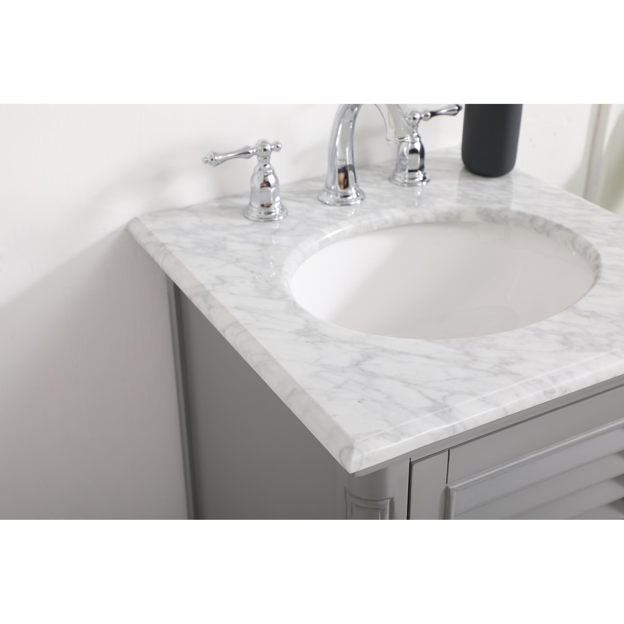 Shown in Grey finish