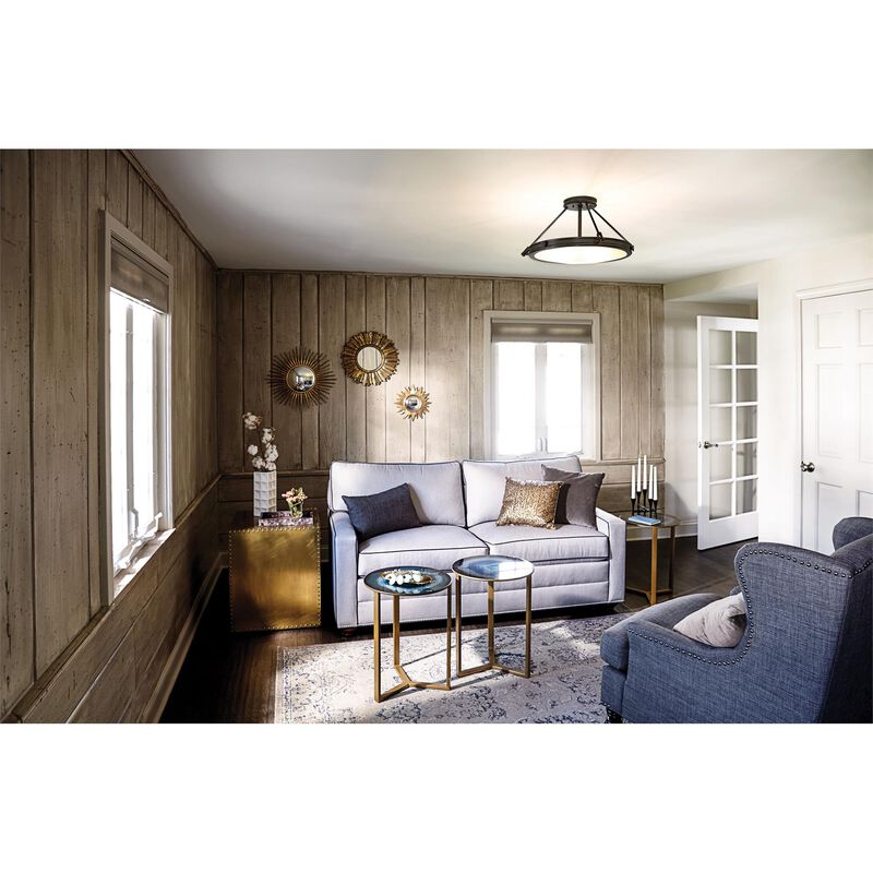 Collier 22 Inch 4 Light Semi Flush Mount by Hinkley