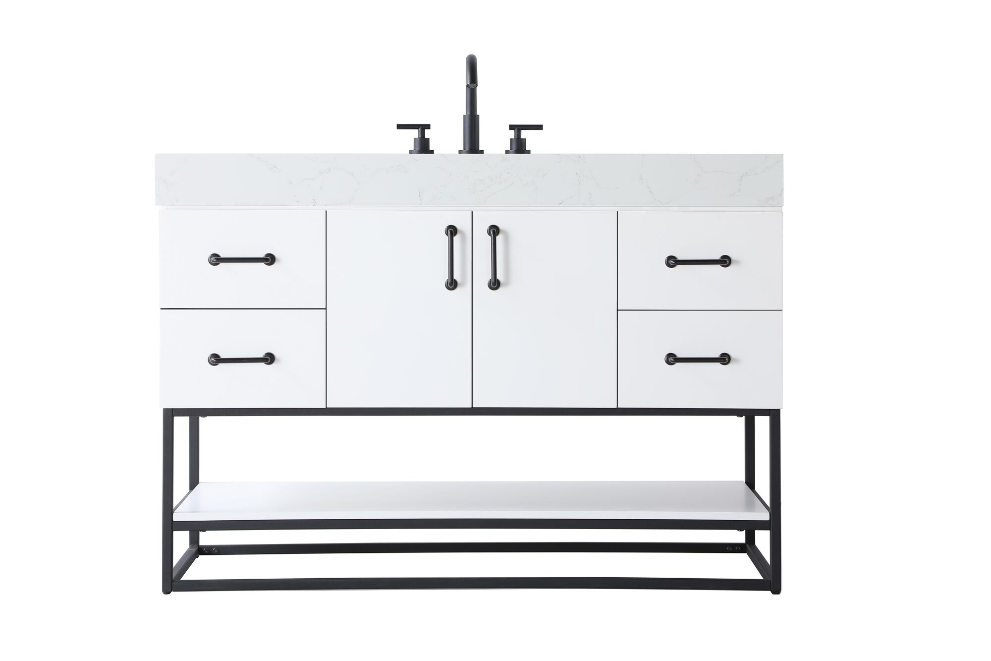 Shown in White finish