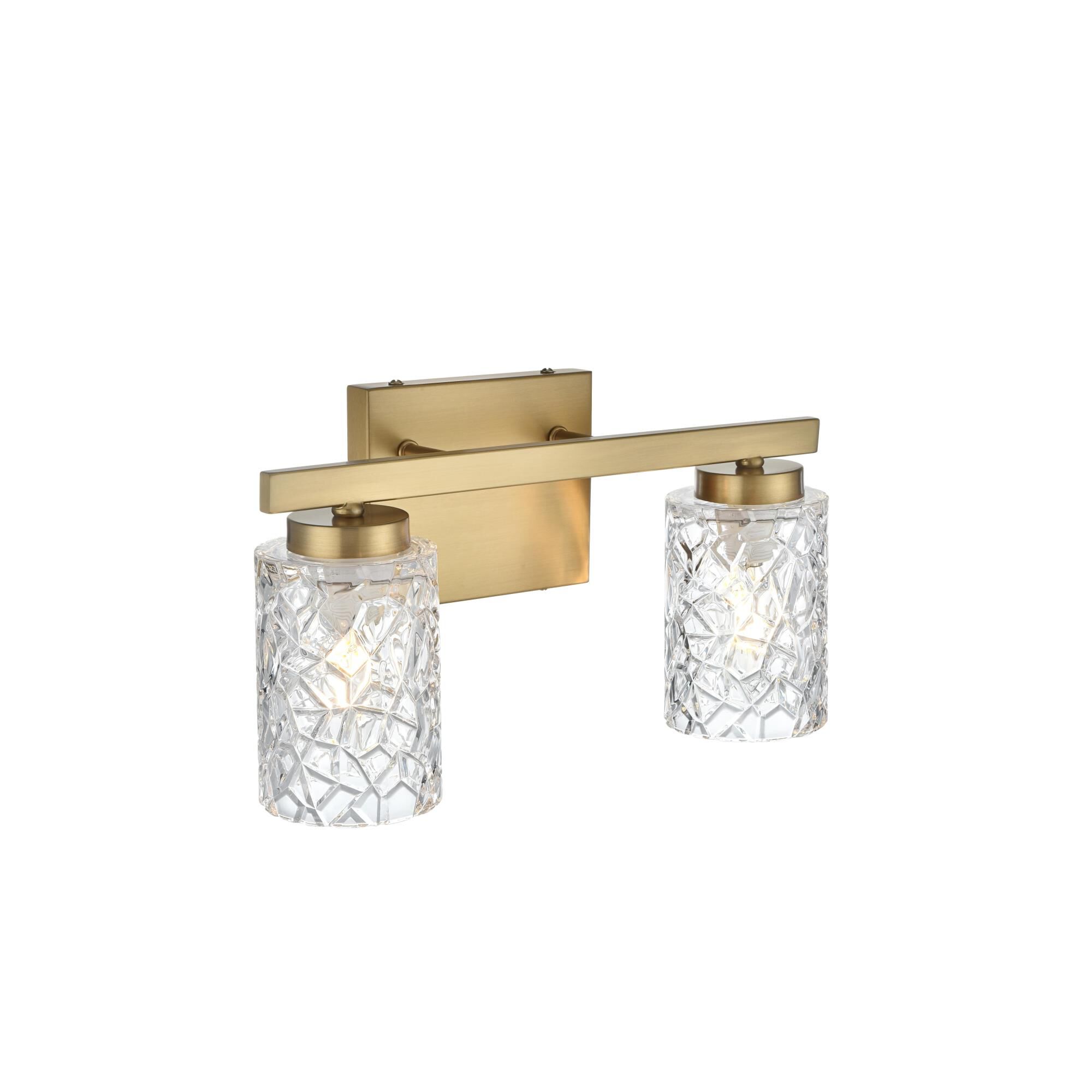 Shown in Satin Gold And Clear finish