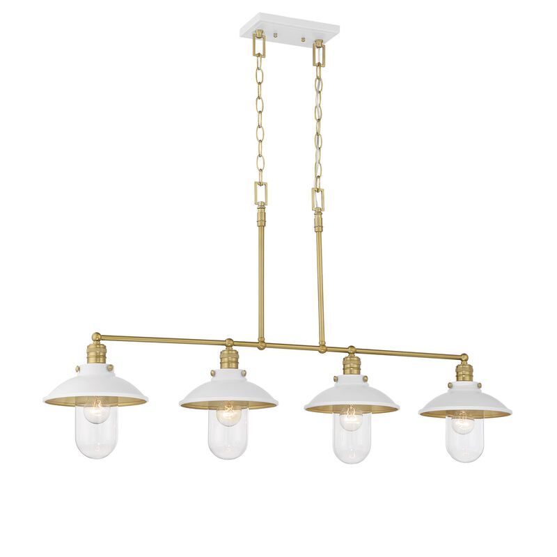 Downtown Edison Medium Linear Chandelier by Minka Lavery