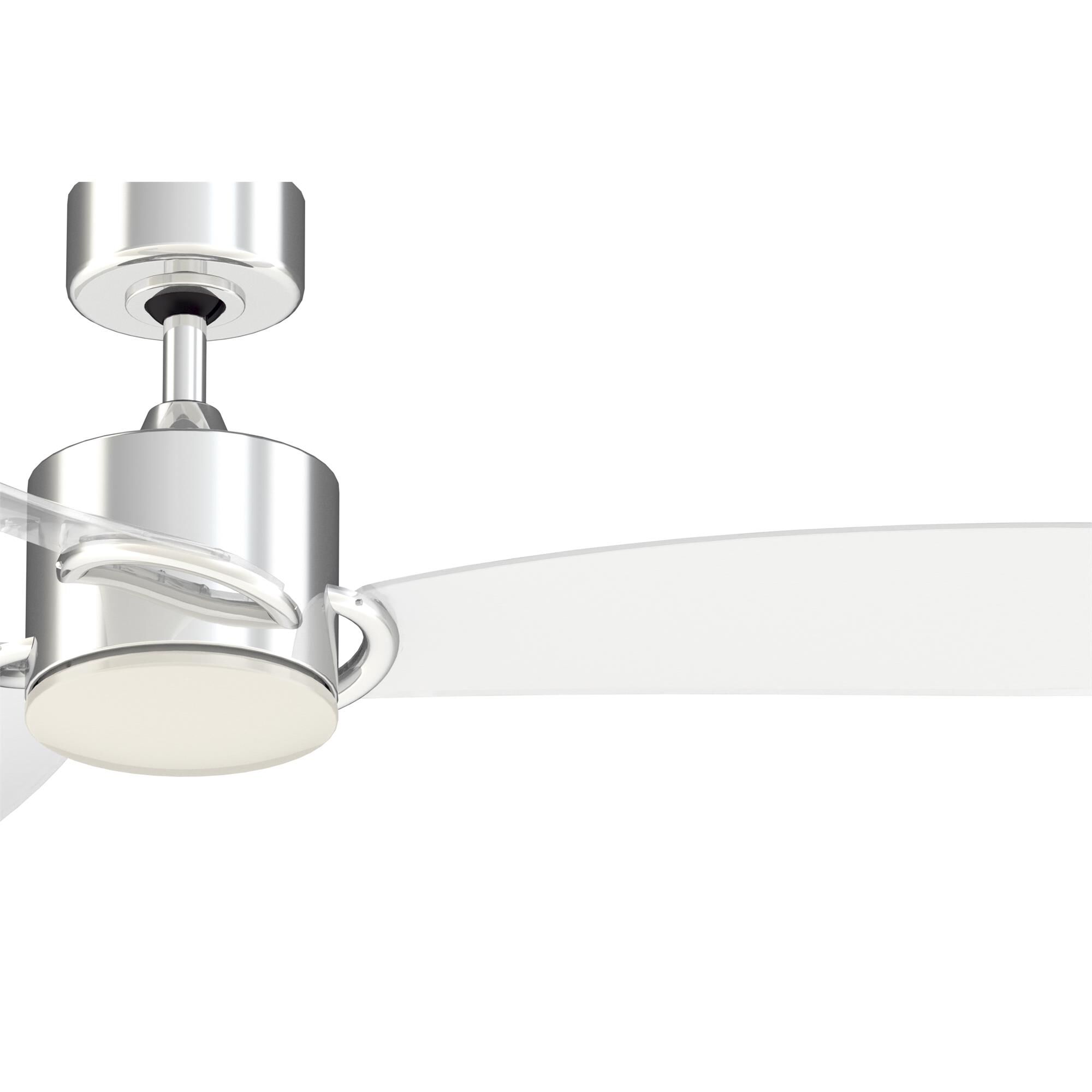 Shown in Chrome finish and Opal Frosted glass