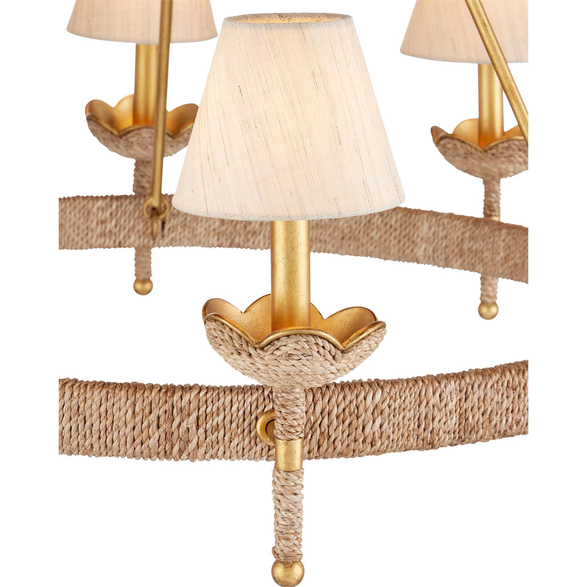Suzanne Duin Vichy 36 Inch Chandelier,